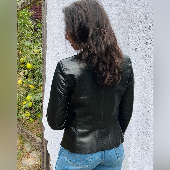 90s Genuine Leather Blazer - Picture 5 of 6